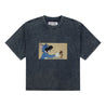 NEUTRAL SOCIETY NO ENEMIES TEE-WASHED NAVY