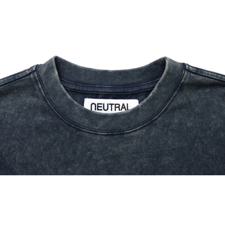NEUTRAL SOCIETY NO ENEMIES TEE-WASHED NAVY