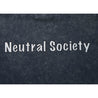 NEUTRAL SOCIETY NO ENEMIES TEE-WASHED NAVY