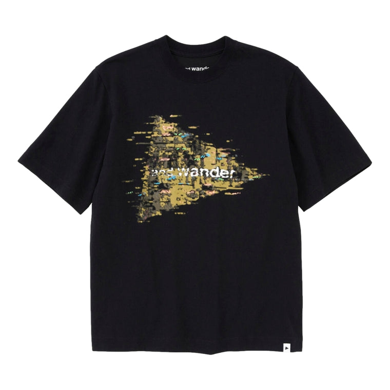 AND WANDER NOIZY LOGO PRINTED T-BLACK