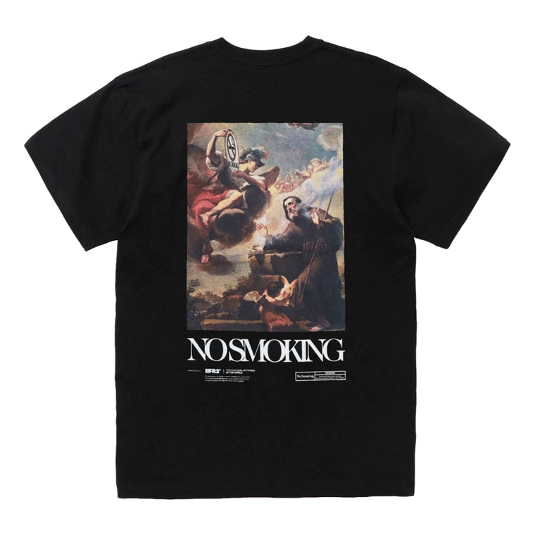 #FR2 NO SMOKING ART T-SHIRT-BLACK