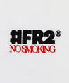 #FR2 NO SMOKING ART T-SHIRT-WHITE