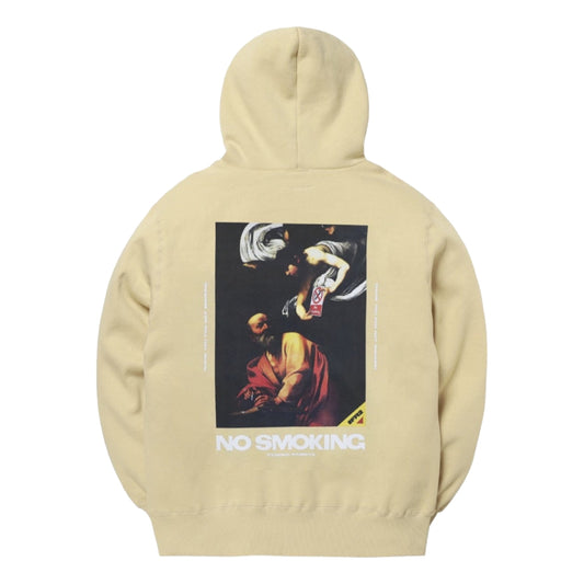 #FR2 NO SMOKING HOODIE-BEIGE