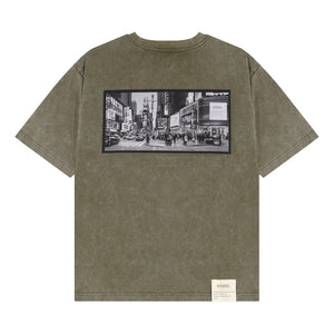 A[S]USL NOTHING PERMANENT TEE-OLIVE