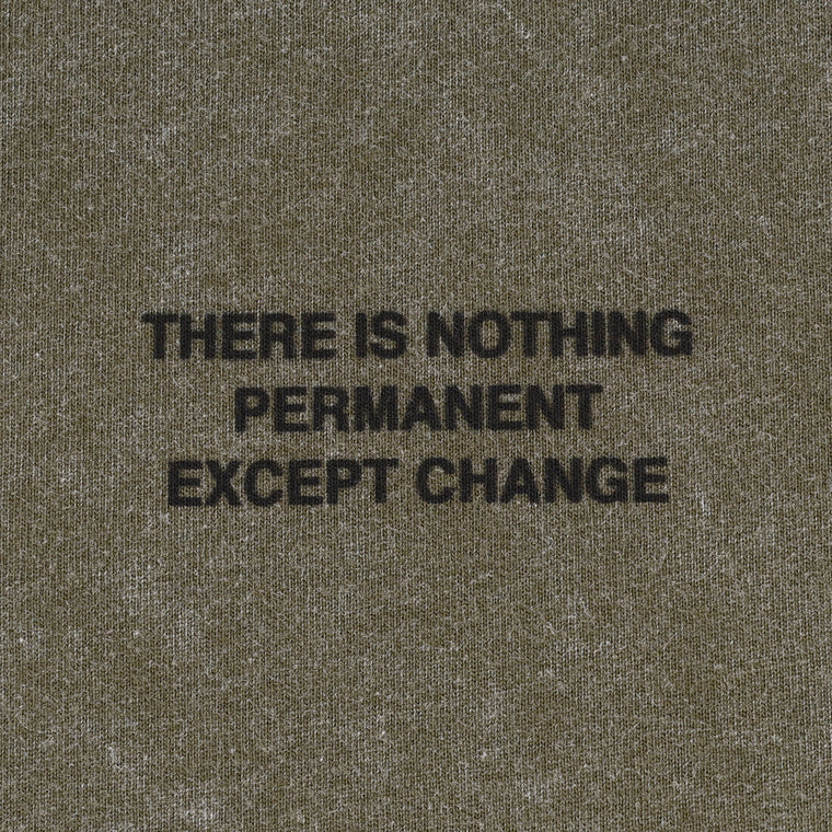 A[S]USL NOTHING PERMANENT TEE-OLIVE