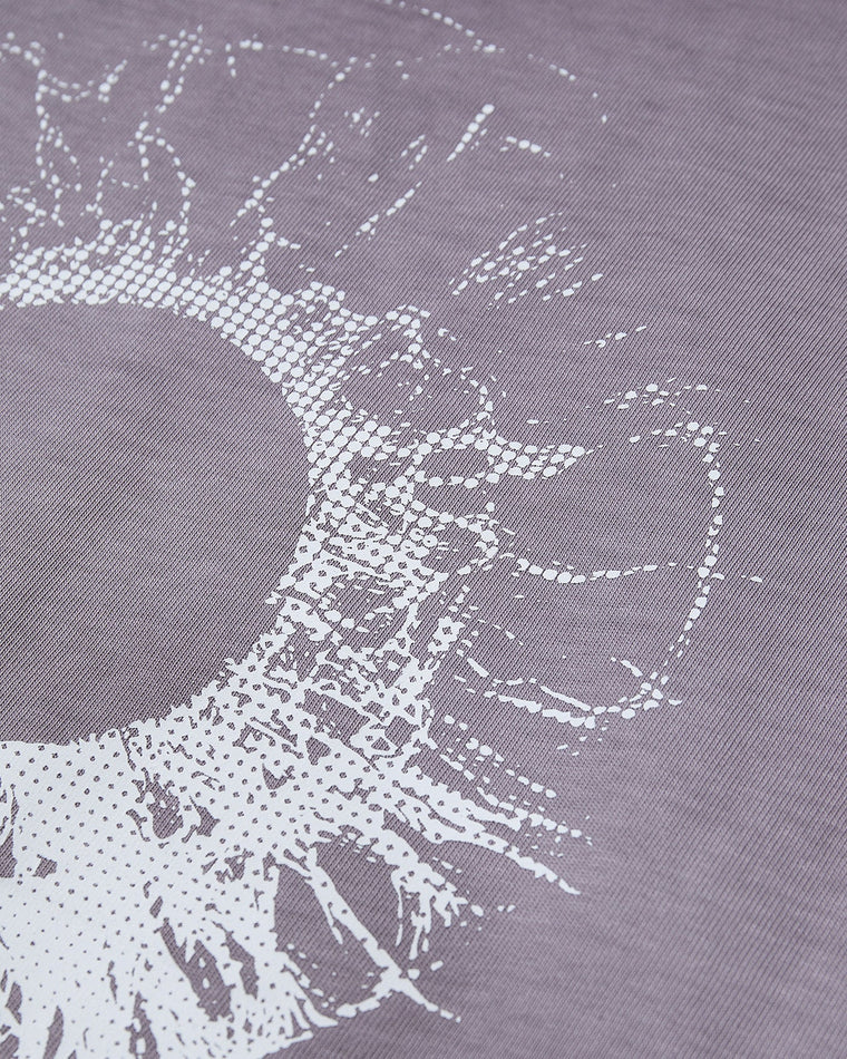NINE POINT NINE "NOVA DISCOVERY" S/S TEE-WASHED PURPLE