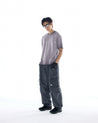 NINE POINT NINE "NOVA DISCOVERY" S/S TEE-WASHED BLACK