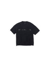 NINE POINT NINE "NOVA DISCOVERY" S/S TEE-WASHED BLACK