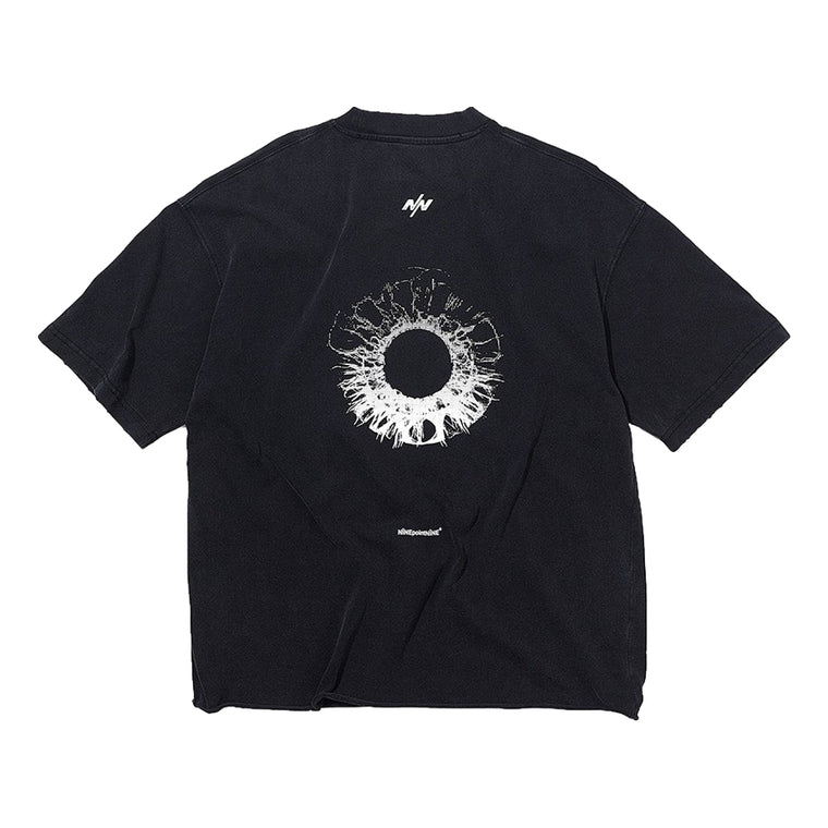 NINE POINT NINE "NOVA DISCOVERY" S/S TEE-WASHED BLACK