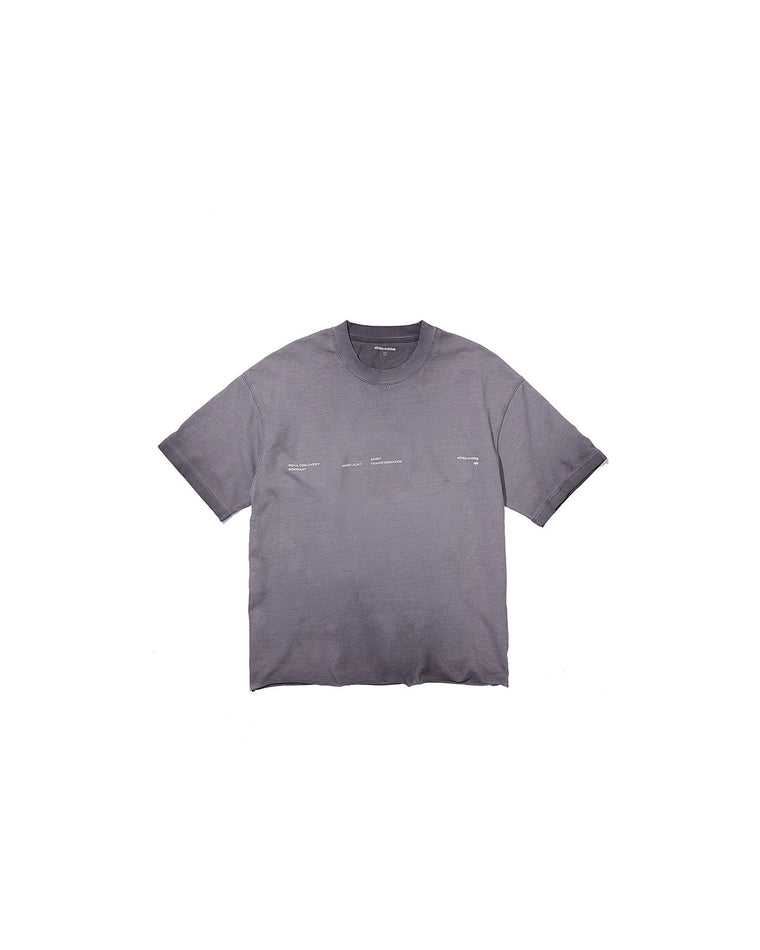 NINE POINT NINE "NOVA DISCOVERY" S/S TEE-WASHED PURPLE