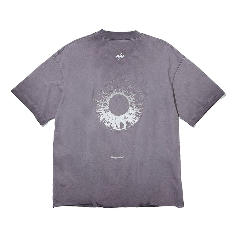 NINE POINT NINE "NOVA DISCOVERY" S/S TEE-WASHED PURPLE