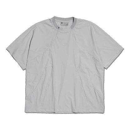 NINE POINT NINE NOVA TECH S/S TEE-LIGHT GREY