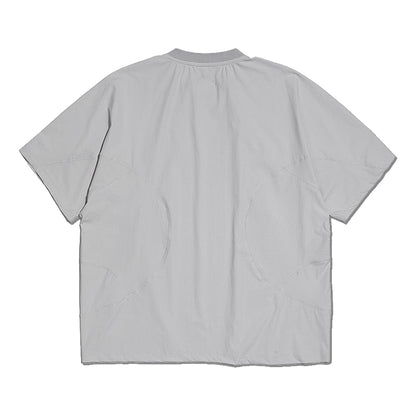NINE POINT NINE NOVA TECH S/S TEE-LIGHT GREY