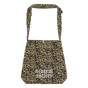 NEUTRAL SOCIETY NS LOGO 2 WAYS TOTE BAG-LEOPARD