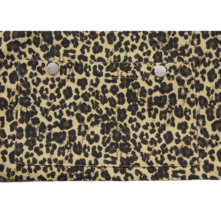 NEUTRAL SOCIETY NS LOGO 2 WAYS TOTE BAG-LEOPARD