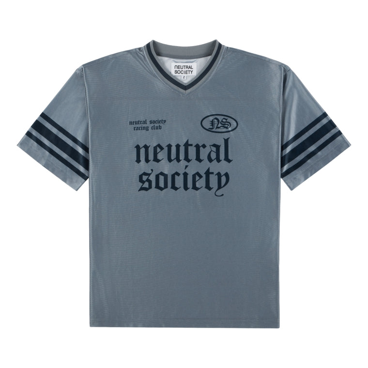 NEUTRAL SOCIETY NS LOGO ANTHLETE TEE-GREY