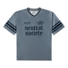 NEUTRAL SOCIETY NS LOGO ANTHLETE TEE-GREY
