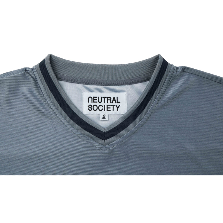 NEUTRAL SOCIETY NS LOGO ANTHLETE TEE-GREY