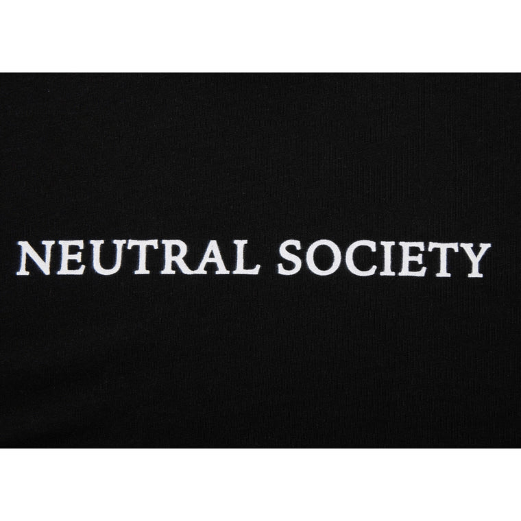 NEUTRAL SOCIETY NS LOGO CROPPED TOP-BLACK