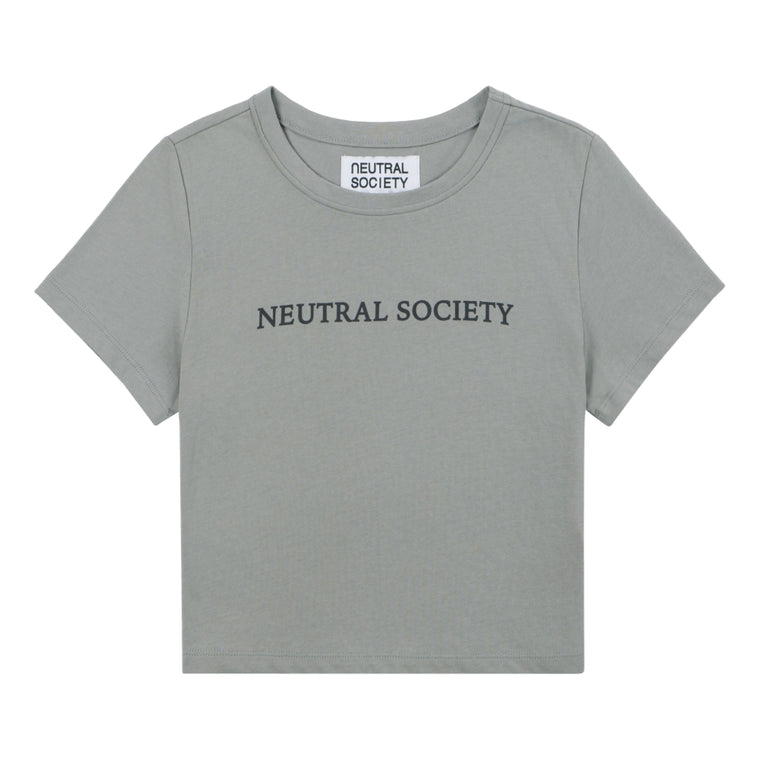 NEUTRAL SOCIETY NS LOGO CROPPED TOP-GREY