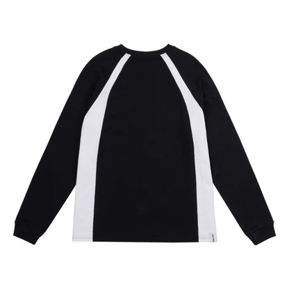 NEUTRAL SOCIETY NS LOGO FOOTBALL SWEATSHIRT-BLACK