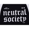 NEUTRAL SOCIETY NS LOGO FOOTBALL SWEATSHIRT-BLACK