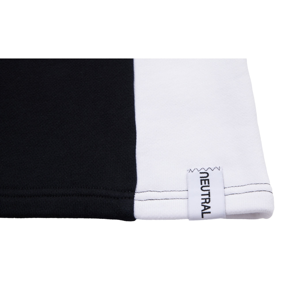 NEUTRAL SOCIETY NS LOGO FOOTBALL SWEATSHIRT-BLACK