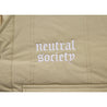 NEUTRAL SOCIETY NS LOGO LINER JACKET-BEIGE