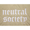 NEUTRAL SOCIETY NS LOGO LINER JACKET-BEIGE