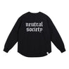 NEUTRAL SOCIETY NS LOGO LINER JACKET-BLACK