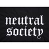 NEUTRAL SOCIETY NS LOGO LINER JACKET-BLACK