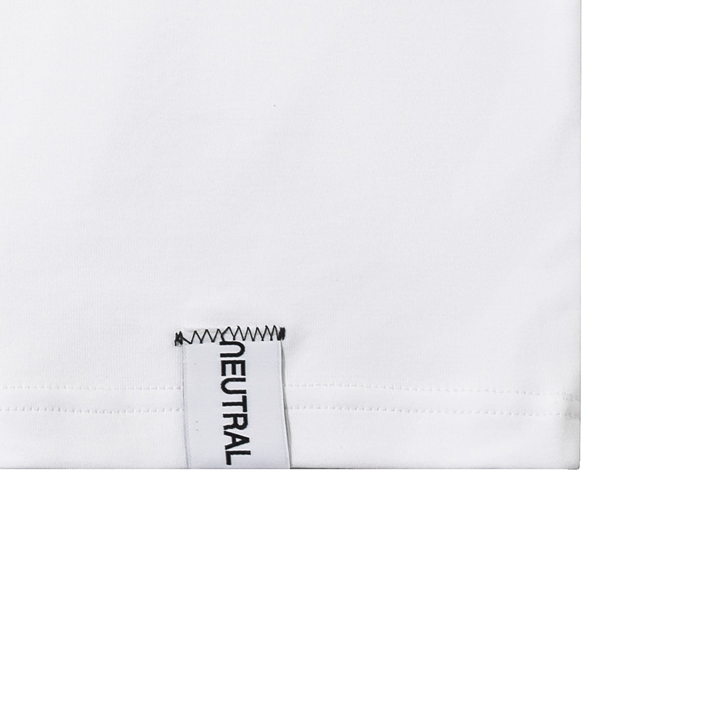 NEUTRAL SOCIETY NS LOGO MINI ROGLAN TEE-WHITE