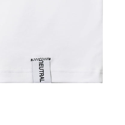 NEUTRAL SOCIETY NS LOGO MINI ROGLAN TEE-WHITE