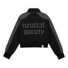 NEUTRAL SOCIETY NS LOGO RACING TRACK JACKET-BLACK