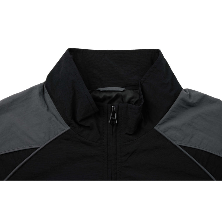 NEUTRAL SOCIETY NS LOGO RACING TRACK JACKET-BLACK