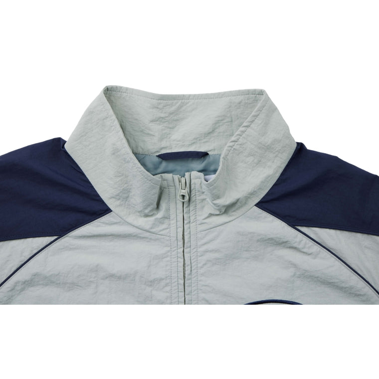 NEUTRAL SOCIETY NS LOGO RACING TRACK JACKET-LIGHT GREY