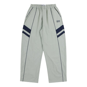 NEUTRAL SOCIETY NS LOGO RACING TRACK PANTS-LIGHT GREY