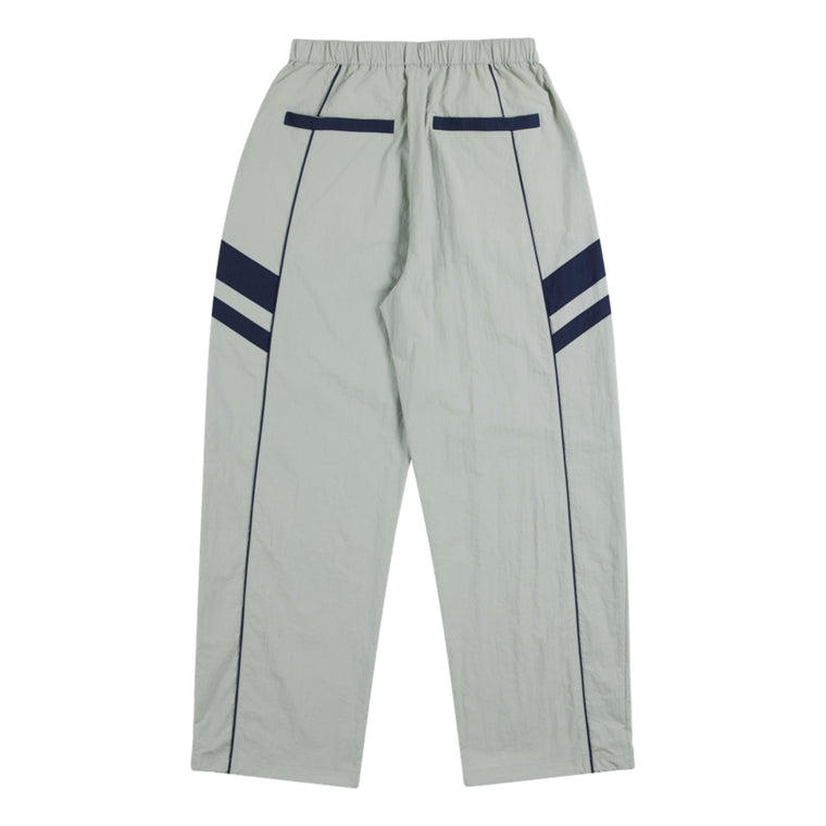 NEUTRAL SOCIETY NS LOGO RACING TRACK PANTS-LIGHT GREY