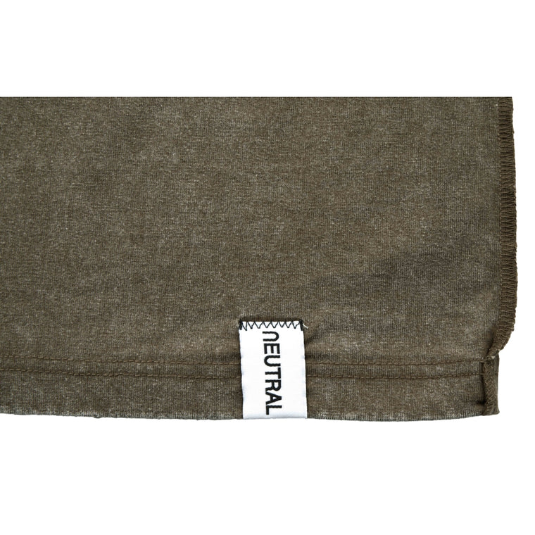 NEUTRAL SOCIETY NS LOGO SLEEVELESS-BROWN