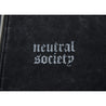 NEUTRAL SOCIETY NS LOGO ZIP UP HOODIE-BLACK