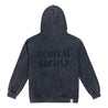 NEUTRAL SOCIETY NS LOGO ZIP UP HOODIE-NAVY
