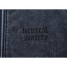 NEUTRAL SOCIETY NS LOGO ZIP UP HOODIE-NAVY