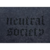 NEUTRAL SOCIETY NS LOGO ZIP UP HOODIE-NAVY