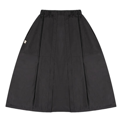A[S]USL NYLON BALLOON SKIRT-BLACK