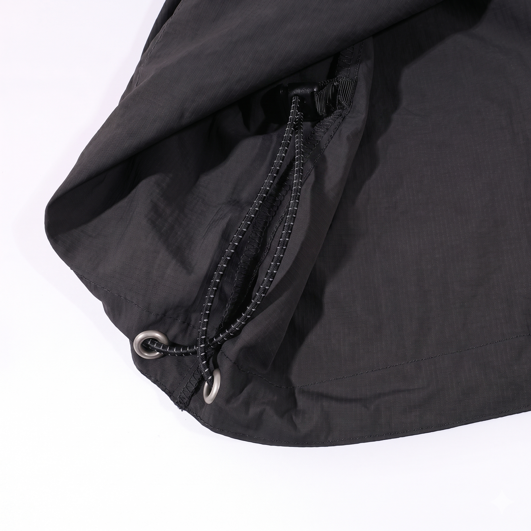 A[S]USL NYLON BALLOON SKIRT-BLACK