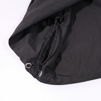 A[S]USL NYLON BALLOON SKIRT-BLACK