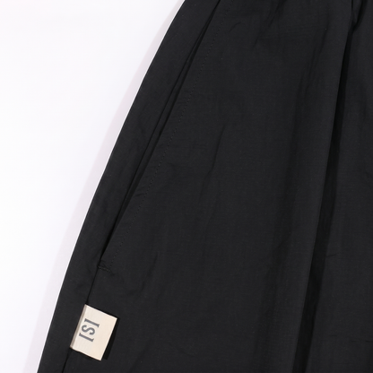 A[S]USL NYLON BALLOON SKIRT-BLACK