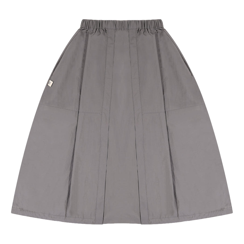 A[S]USL NYLON BALLOON SKIRT-GREY
