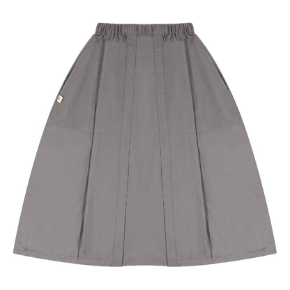 A[S]USL NYLON BALLOON SKIRT-GREY