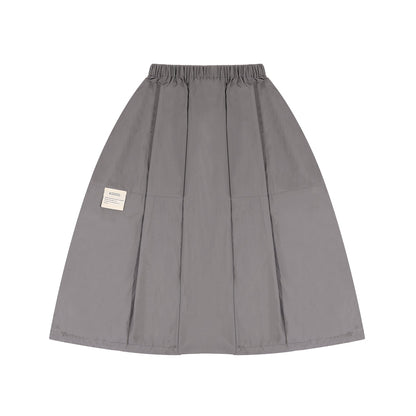 A[S]USL NYLON BALLOON SKIRT-GREY